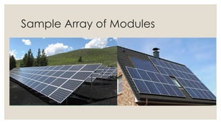 Sample Array of Modules
 