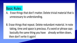 2. EAPP Uses various techniques in summarizing a variety of academic ...