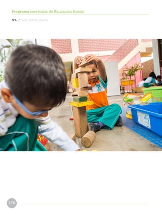 176
Programa curricular de Educación Inicial
VI. Áreas curriculares
 