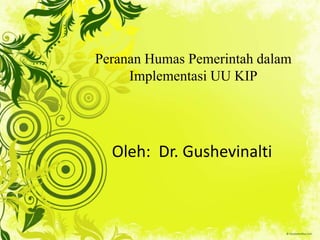 Humas Ppt 2. Peranan Humas.ppt