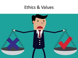 Ethics & Values
 