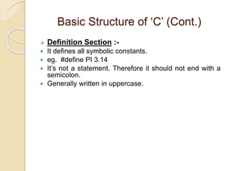 2.Overview of C language.pptx