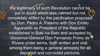 emilio aguinaldo write a formal declaration of independence modeled after