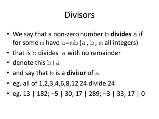 Non Devidable Numbers 2.ppt