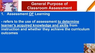 2. Assessment purposes, learning targets, and appropriate methods.pptx