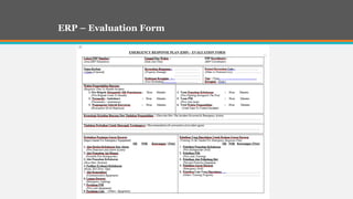 ERP – Evaluation Form
 