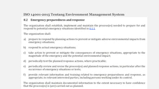 ISO 14001-2015 Tentang Environment Management System
 