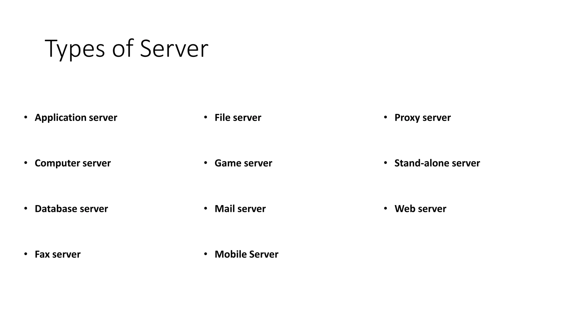 Server its functions and types.pptx