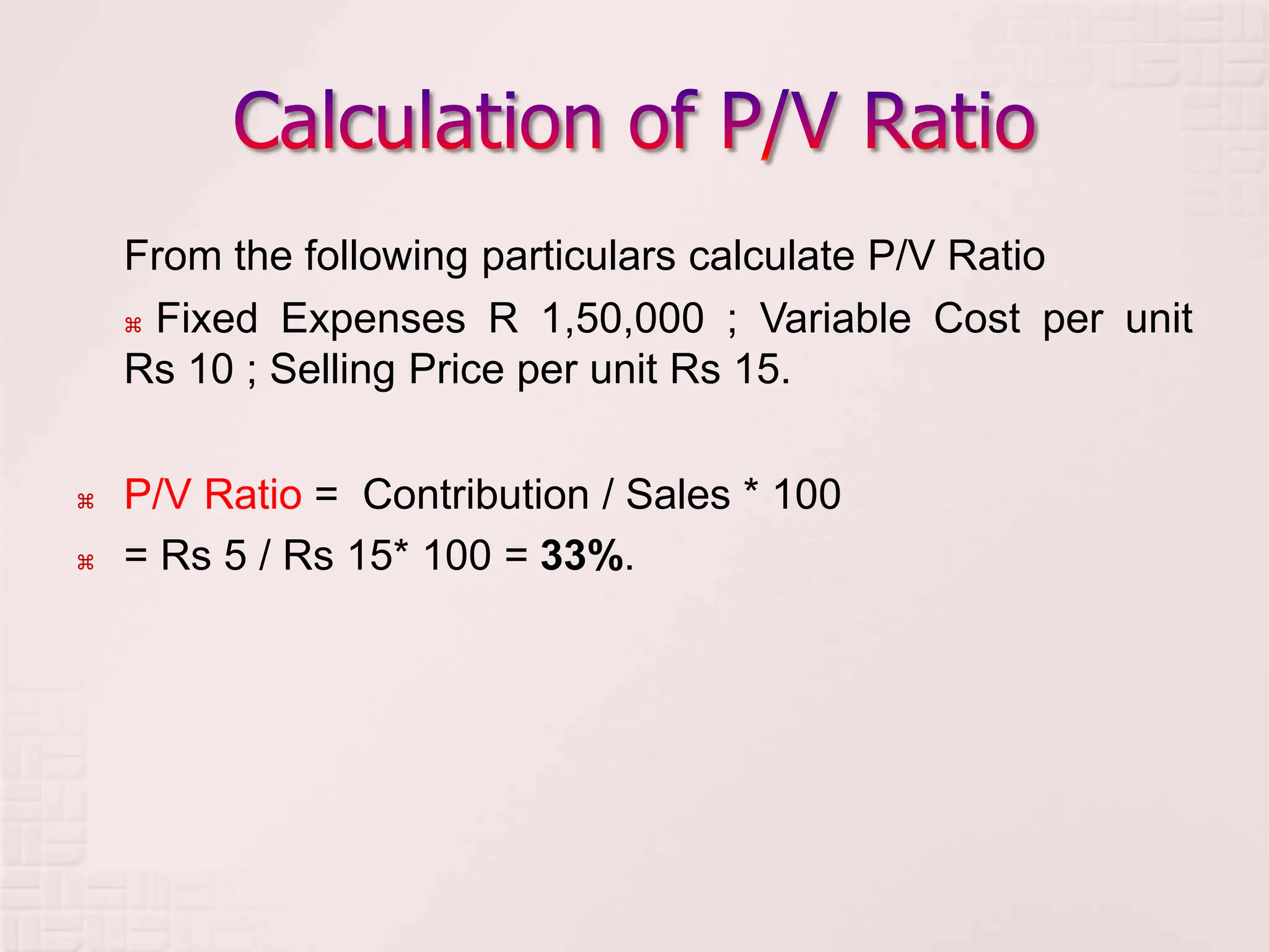 2. Cost Volume Profit Analysis - a tool for decision making | PPTX