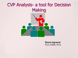 2. Cost Volume Profit Analysis - a tool for decision making | PPTX