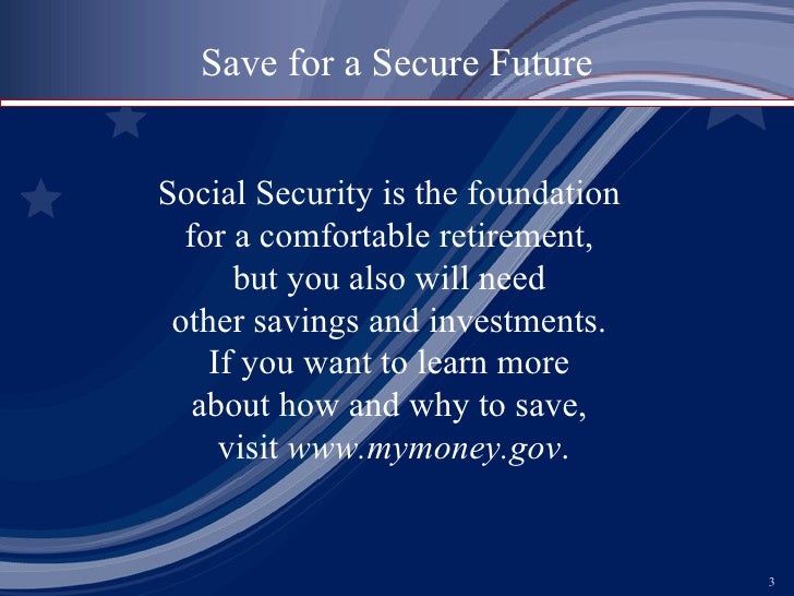 mymoney gov social security