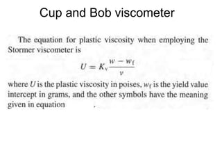 Cup and Bob viscometer
 