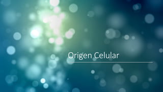 Origen Celular
 