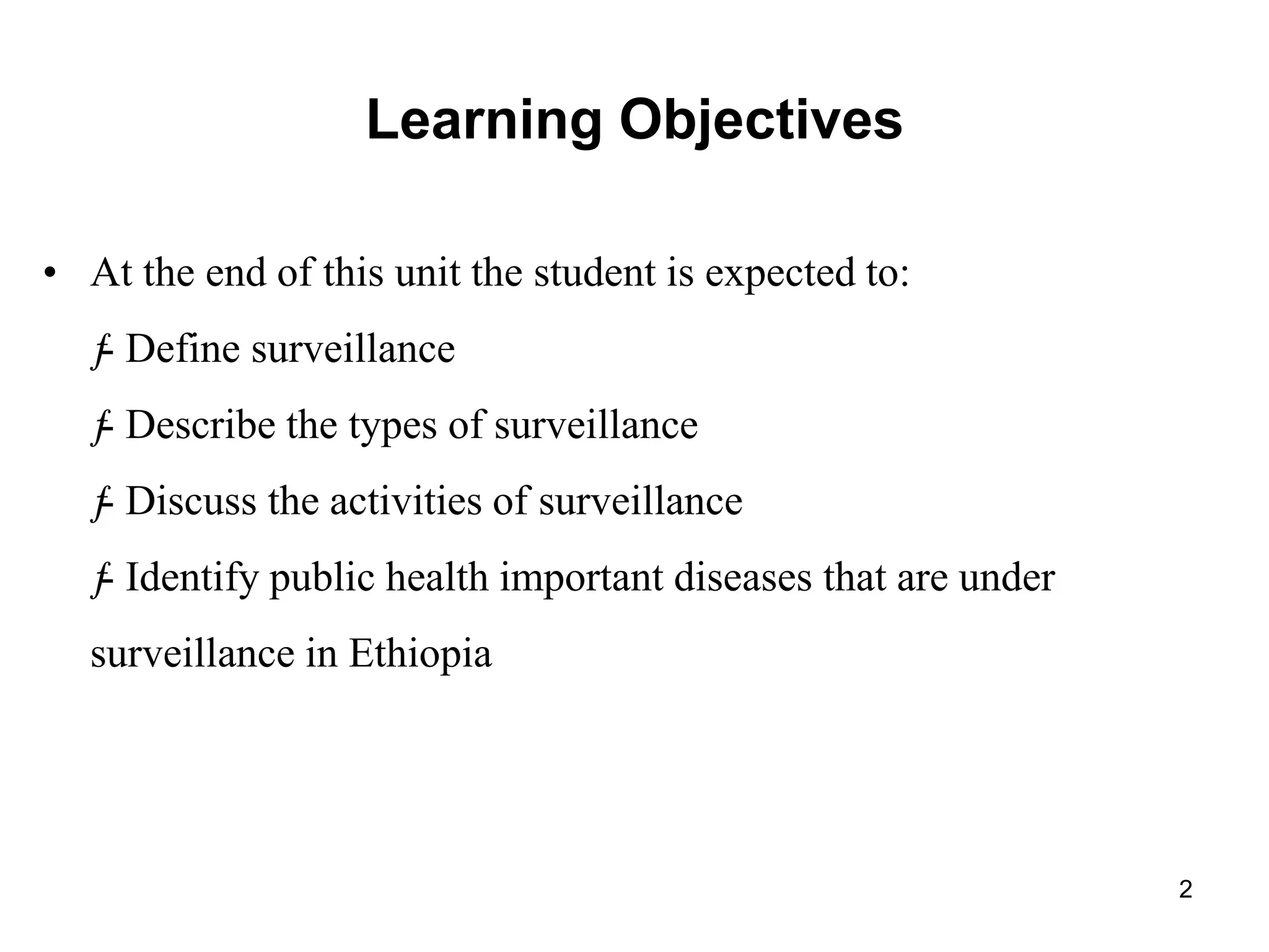 2.Surveillance ethiopia universityaa.ppt | Free Download