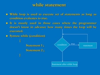 2. Control structures with for while and do while.ppt