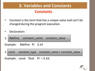 Introduction to C++ lecture ************ | PPTX