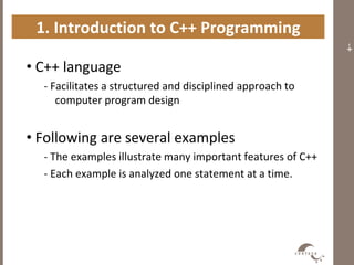 Introduction to C++ lecture ************ | PPT