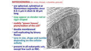 2. Cytology for embryology ms students of anatomy | PDF