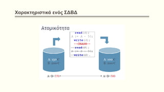Χαρακτηριστικά ενός ΣΔΒΔ
 