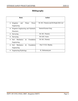 Civil engineering project report pdf vtu | PDF