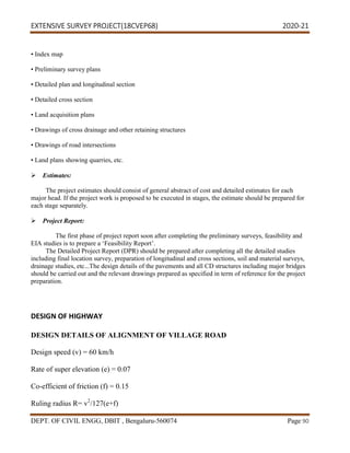 Civil engineering project report pdf vtu | PDF