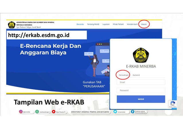 Aplikasi e-RKAB (E-Rencana Kerja dan Anggaran Biaya) Minerba ESDM | PDF