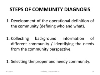Community Diagnosis - Its Components and Steps.pptx