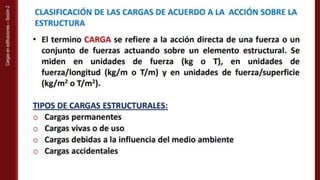 Sistemas Estructurales
Cargas
en
edificaciones
–
Sesión
2
 
