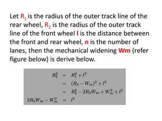 Road Geometric Design-The alignment is the route of the road, defined ...