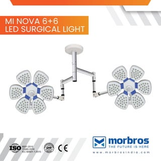 MI NOVA 6+6 LED SURGICAL LIGHTS Morbros India