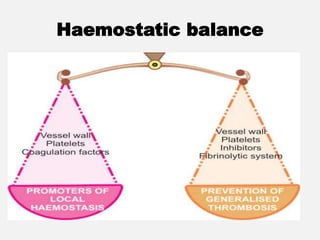 Haemostatic balance
 