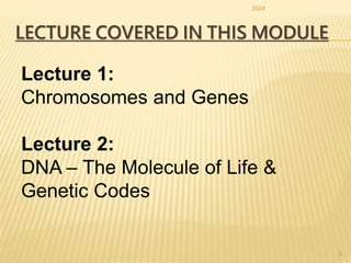 DNA, Genes and Chromosomes Structure.pptx
