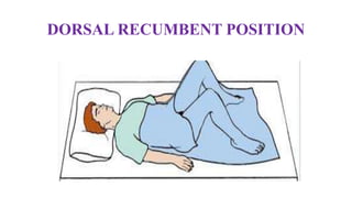 DORSAL RECUMBENT POSITION
 