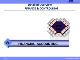 © Copyright Endeavour Technologies
Slide 34
Detailed Overview
FINANCE & CONTROLLING
Finance . .
SAP
ECC
FI FINANCIAL ACCOUNTING
 