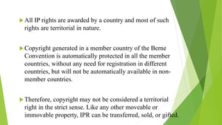 2. Classification of Intellectual property rights.pptx