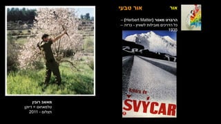 ‫אור‬
‫רובין‬ ‫מאשב‬
‫טלמאחוס‬
=
‫דיוקן‬
‫תצלום‬
-
2011
‫טבעי‬ ‫אור‬
‫מאטר‬ ‫הרברט‬
(
(Herbert Matter
–
‫לשוויץ‬ ‫מובילות‬ ‫הדרכים‬ ‫כל‬
-
‫כרזה‬
–
1935
 