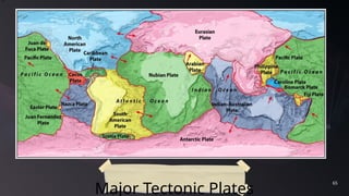 65
Major Tectonic Plates
 