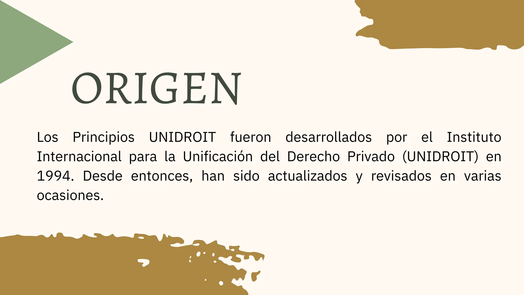 2. Principios Unidroit, diapositivas de contratos - derecho civil | PDF