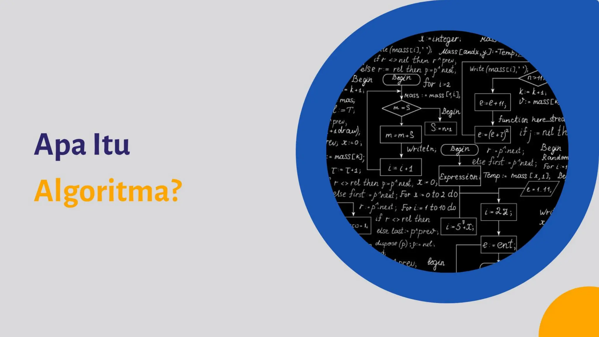 Dasar-Dasar Pemrograman - 2 Pengantar Algoritma | PPT