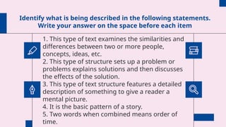 2. DIFFERENT TYPES OF TEXT STRUCTURE .pptx