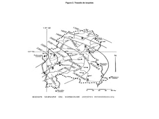 Figura 2. Trazado de isoyetas
 