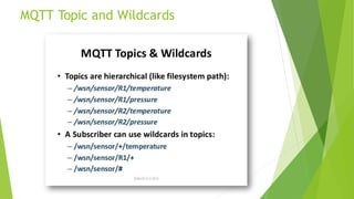 MQTT Topic and Wildcards
 