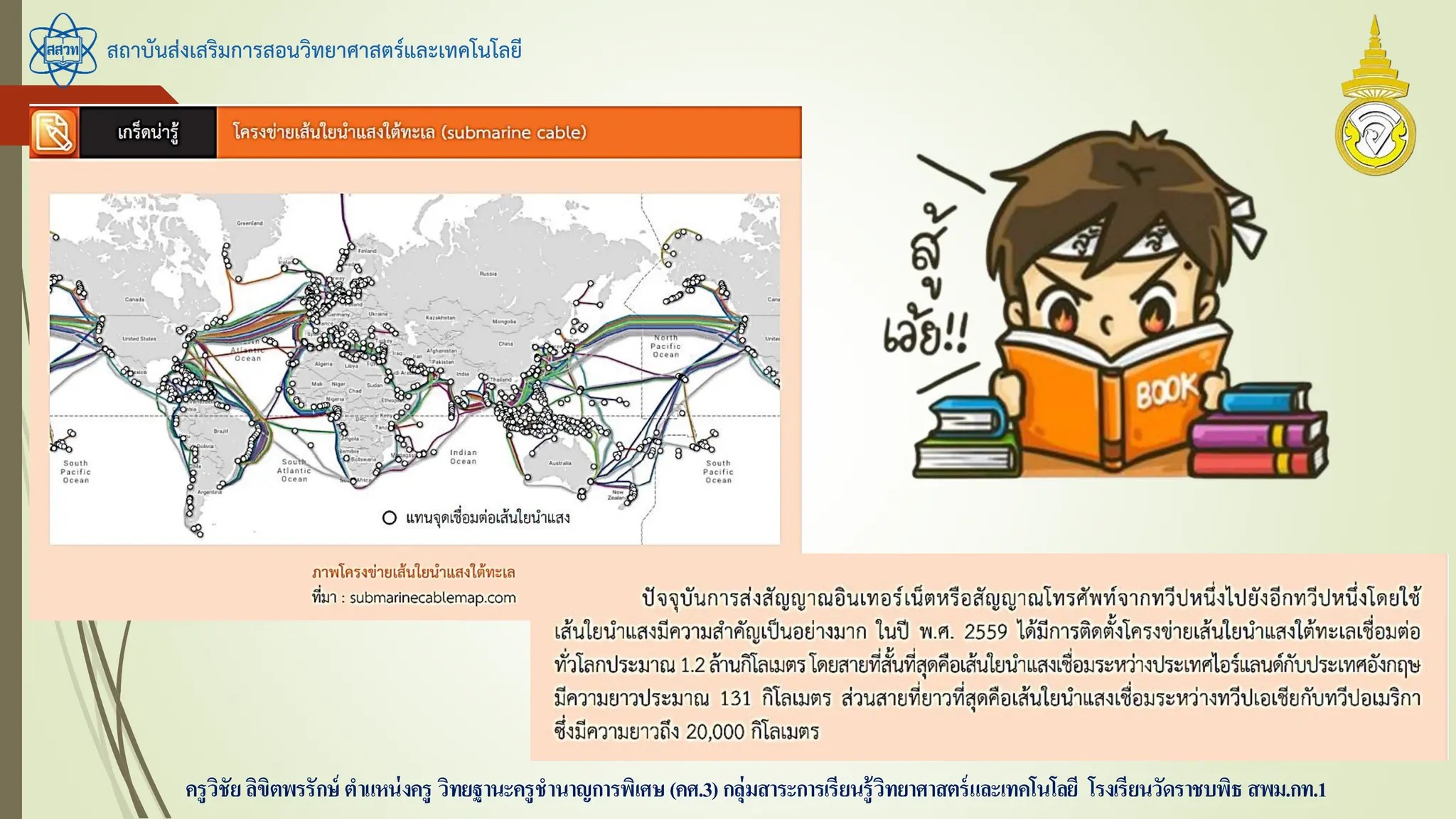 สถาบันส่งเสริมการสอนวิทยาศาสตร์และเทคโนโลยี
ครูวิชัยลิขิตพรรักษ์ ตาแหน่งครู วิทยฐานะครูชานาญการพิเศษ(คศ.3)กลุ่มสาระการเรียนรู้วิทยาศาสตร์และเทคโนโลยี โรงเรียนวัดราชบพิธ สพม.กท.1
 