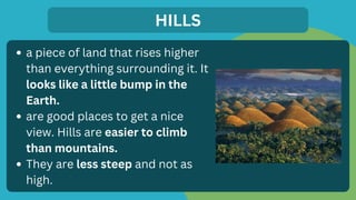 2.2-DIFFERENT-LANDFORMS-compressed involved in thier formation | PDF