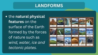 2.2-DIFFERENT-LANDFORMS-compressed involved in thier formation | PDF