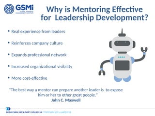 Mentoring program is the most effective tool of Corporate Leadership ...