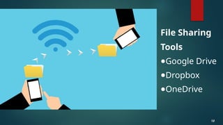 File Sharing
Tools
●Google Drive
●Dropbox
●OneDrive
14
14
 