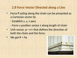Force Vectors for engineering technology | PPTX
