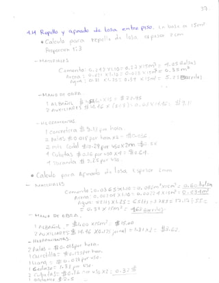 3?
4.14 Rug.o Y a[rnoJo
u Catc.ro fqro'
Proqot'c'or^ t: 3
*l4h¡¡O 6lt OFP§ '
- t- u RÉ n¡¡ tt u1'AS '
J¿, LoSo- -' )rt* ?tso ' l¿ n be*S'e *'t
rcFeli§ ** [*ia esPeSoY ?cn"r
t 5 rora
* F{art-'}':**^o:
o. ?'1 } x t' lo: o^'^1,¡11*; Í: ?i'il'J"*
Avcna' o'6?| x['lg :: Ó'o3'
Ah,*: c:'31 Kr'?5: o'5?*¡(r§ry¿1" §'as&rrrl¿)
1 arBa§r u !¡, 1;§31'-x'-5,.
;;:;;;;o?,i # '4'4t
{ (s
$f zz-QS
:f )-- #' d'J x* ¡1'16 : S ?" ¡;
t $*nür€{*e « $h g' }3 o'*t frorel '
e Fn[sb $t:0'§tf üor [ot-a'xL - $]n-**É '
* *f u üoJa[ $;o ?? por rrSo X lrr, $* ' s x
{ Ct¡be{or} $ c.l6 por «'r5o X4 = $ o'6.?
4 ?'crrer.,Ja S ?'ls Por'u§o '
, C.eculo far e A['..oJn J * I o5« t Spe:or z 'rrrn
t*"",t4'{tPtAtUS
* h4 Au 4 Df O Bf¿..( ,
Cr.'.,o^{o '. o ' o3 65 kl'16 :' o' Ór{€, n''Y's rf t g,-6Sii'l'q
Afena: ¿)' 6ú ?'Úli X l'tÓ z o' o$ ?? 4X lSrF = q-;6'$m
Aqucr: ="tt5 XI, ZS : és (fs :3 ?tt= l? 'l? :5J';
) o,3'f Y¡frna: 465tga¡r-,l¿j,
"t ¡€,nñrL .
t #f' oo x1§rn?
'' $ tf'aÓ
? *u xf Lf Áü r:§ $ 14'4e NÓ't?5 jo,^af = l'81¡J : '$-J'e z
- H egÉJt'a ttr'Jri-A5'
3 Pa tat . S Ó ' .ol '!Pn'
"T T,'
I * .il ,1a ; 4'o' te
'
P6r Y1affL
I Lt¿¡.€ : gr
" ' o'21 f or- rrsd '
i e"J;u o =
'
/' 3 )' or*' üsa '
;?:ü;i.,¡t gi.'l * r'{r u§o'r'?'-!'tr
I oCrJamra .#'?-S
.b,
Y$
 