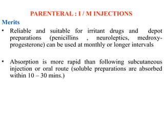 ROUTES OF DRUG ADMINSTRATION in dentistry | PPTX